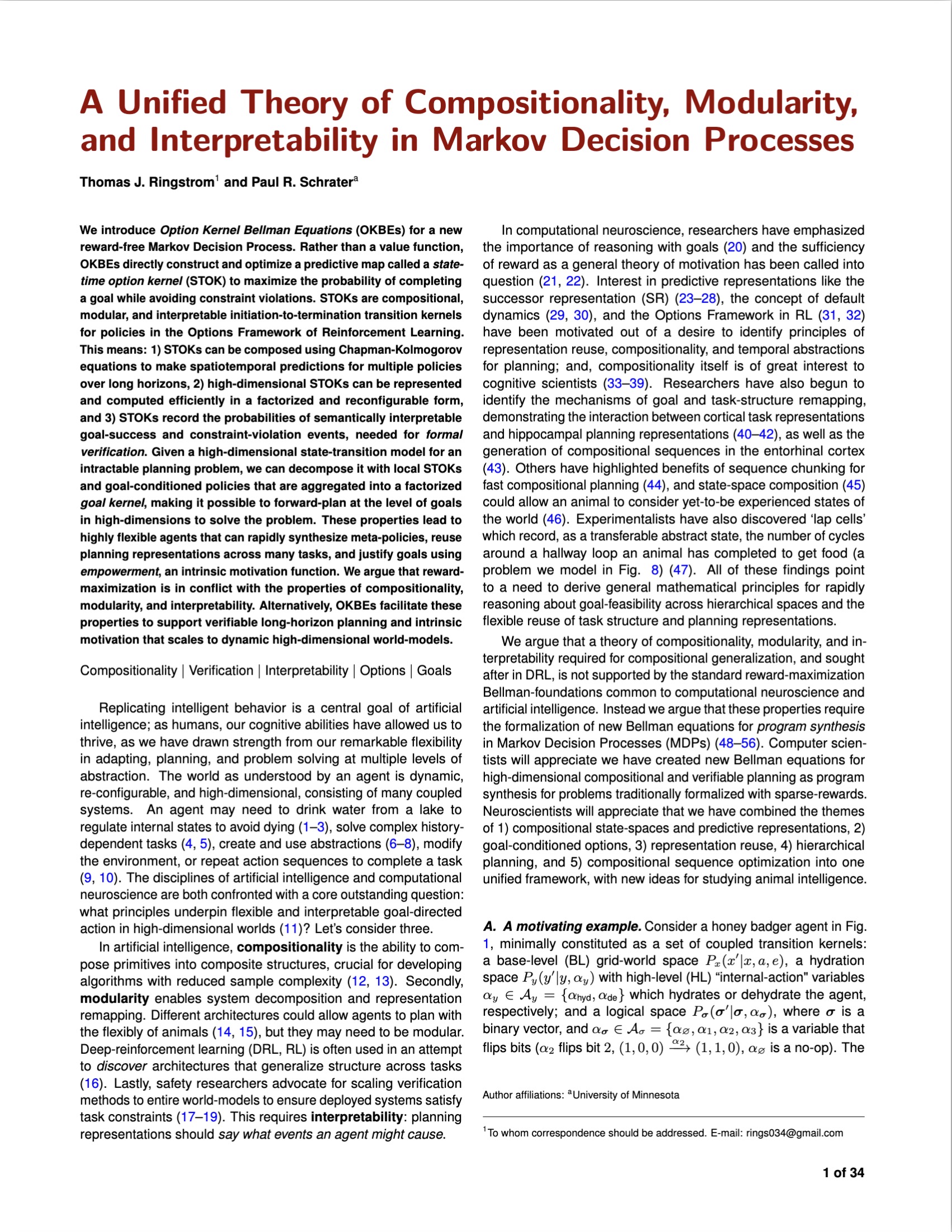 Unified Theory paper